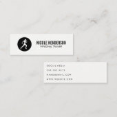 Minimalisator runner mini visitekaartje (Voorkant / Achterkant)