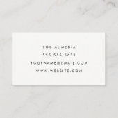 Minimalisator runner visitekaartje (Achterkant)