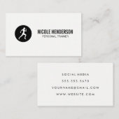 Minimalisator runner visitekaartje (Voorkant / Achterkant)