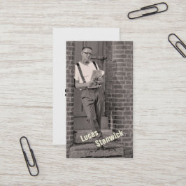 Minimalisator Sjabloon aangepaste bouwfotoinstalla Visitekaartje