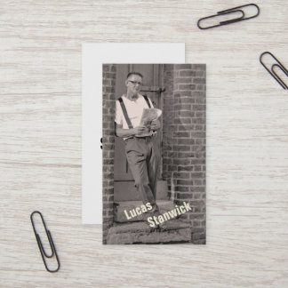 Minimalisator Sjabloon aangepaste bouwfotoinstalla Visitekaartje