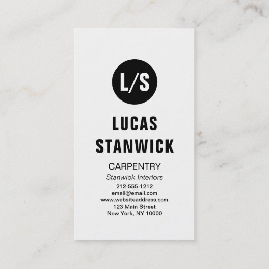 Minimalisator Sjabloon aangepaste bouwfotoinstalla Visitekaartje (Achterkant)