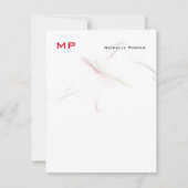 Minimalisator van de monogrammed Professional Plai Notitiekaartje (Voorkant)
