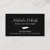 Minimalisator van de Notarisondertekening van de O Visitekaartje (Voorkant)