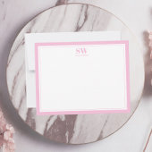 Minimalisator van de ooggrens van de zwarte rand v notitiekaartje