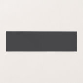 Minimalisator van de platte Elegant grijs hout Visitekaartje (Binnenkant ongevouwen)