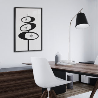 Minimalisator van de Retro ART PRINT Atomic Age St