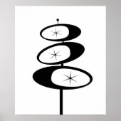 Minimalisator van de Retro ART PRINT Atomic Age St (Voorkant)