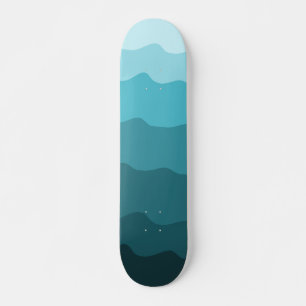 Minimalisator van het patroon van gradiëntblauwe g persoonlijk skateboard