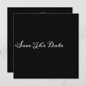 Minimalisator voor grafische opslag Datum Save The Date (Voorkant / Achterkant)