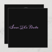 Minimalisator voor grafische opslag Datum Save The Date (Voorkant / Achterkant)