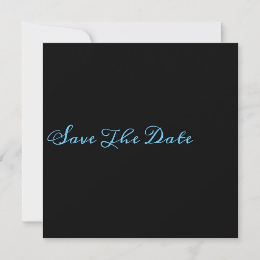 Minimalisator voor grafische opslag Datum Save The Date (Voorkant)