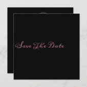 Minimalisator voor grafische opslag Datum Save The Date (Voorkant / Achterkant)