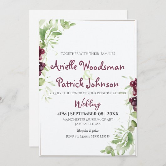 Minimalisator voor het schilderen van waterverf-we kaart (Voorkant / Achterkant)