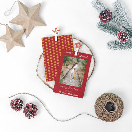 Minimalisator voor liefste huwelijken feestdagenkaart