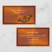 Minimalisator voor monoboogvlinder visitekaartje (Voorkant / Achterkant)