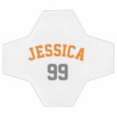 Minimalisator voor Oranje grijs naamnummer Voetbal (Enkel)