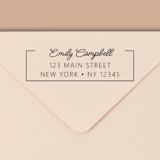 Minimalisator voor persoonlijk retouradres  zelfinktende stempel