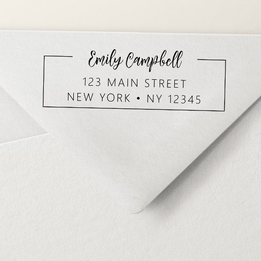 Minimalisator voor professioneel persoonlijk retou  zelfinktende stempel