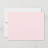 Minimalisator voor witte rode roze rand notitiekaartje (Achterkant)