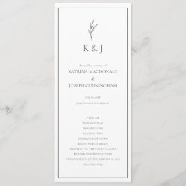 Minimalisator voor zwarte en witte weddenschappen programmakaart