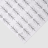 Minimalisator zwart-wit boompatroon tissuepapier (Detail)