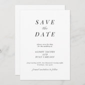 Minimaliseer de datum opslaan kaart (Voorkant / Achterkant)