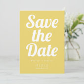 Minimaliseer de datum opslaan save the date (Staand voorkant)