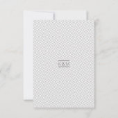 Minimaliseer de zwarte ID523-datum eenvoudig met e Save The Date (Achterkant)