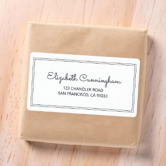 Minimaliseer het Eenvoudige Kromme Adres van de Te Etiket