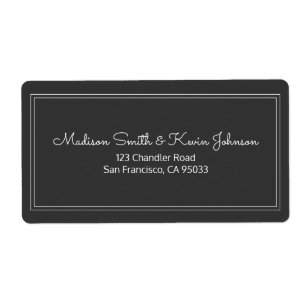 Minimaliseer het Eenvoudige Kromme Adres van de Te Etiket