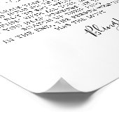 Minimaliseer het teken van het Spel van de Ring Poster (Hoek)