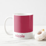 Minimaliseer Jouw naam Red Magenta aan persoonlijk Koffiemok<br><div class="desc">Minimaliseer de Jouw naam Red Magenta Coffee-Mok met een minimalistische persoonlijke voorkeur,  perfect als cadeau aan uw familie,  vrienden en geliefde deze vakantieperiode.</div>