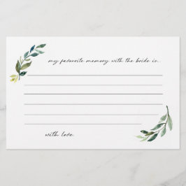 Minimaliseer mijn favoriete geheugen met de bruid flyer