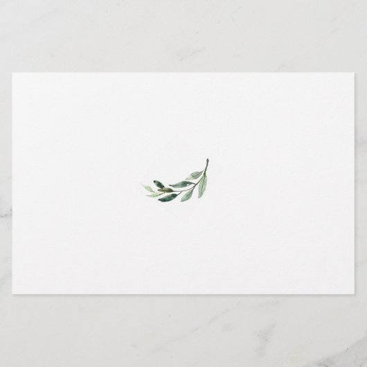 Minimaliseer mijn favoriete geheugen met de bruid flyer (Achterkant)