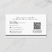 Minimaliseer uw foto & Logo fotografie bedrijf Visitekaartje (Achterkant)