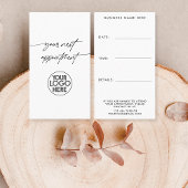 Minimaliseer uw volgende afspraak Script Business  Afsprakenkaartje