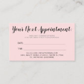 Minimaliseer uw volgende Benoemingsherinnering | R Afsprakenkaartje (Voorkant)
