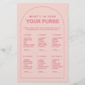 Minimaliseer wat er in je paarse vrijgezellenfeest flyer (Voorkant)