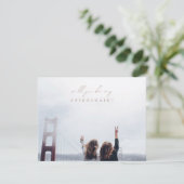 Minimaliseert u mijn Bridesmaid Script-foto Kaart (Staand voorkant)