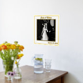 Minimaliserende Aangepaste foto en tekst voor brui Folie Afdrukken (Laag (Keuken))