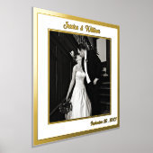 Minimaliserende Aangepaste foto en tekst voor brui Folie Afdrukken (Laagn)