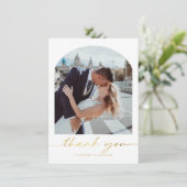 Minimaliserende Arch Weddenschap Foto Hartelijk da Feestdagenkaart (Staand voorkant)