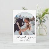 Minimaliserende Arch Weddenschap Foto Hartelijk da Feestdagenkaart (Staand voorkant)