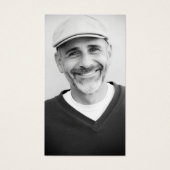 Minimaliserende begrafenis Memorial Prayer Photo C Visitekaartje (Voorkant)