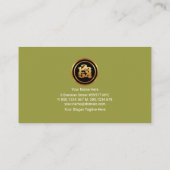 Minimaliserende BODMAS-symbool Wiskunde Visitekaartje (Achterkant)