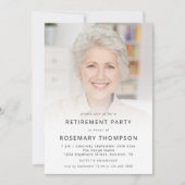 Minimaliserende Custom Photo Overlay Retirement Pa Kaart (Voorkant)