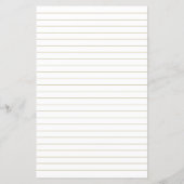 Minimaliserende Dainty Script Gold Wedding Menu Ca