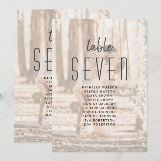 Minimaliserende foto's van bruiloft (Voorkant / Achterkant)