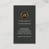 Minimaliserende Gold Builder-Logo Visitekaartje